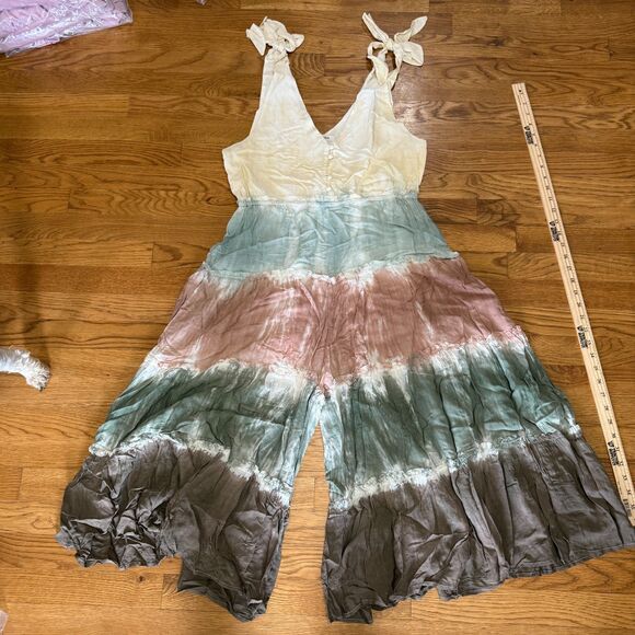 Storia Color Block Dye Jumpsuit Large - Picture 2 of 4
